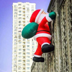 Riese Weihnachten Aufblasbar Klettern Wand Weihnachtsmann Klaus