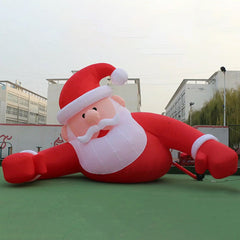 Riese Liegen Weihnachtsmann Weihnachten Aufblasbar Draußen Dekor