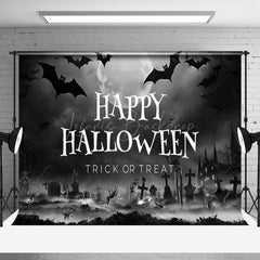 Grau Nacht Himmel Grab Schläger Horror Halloween Stimmung Hintergrund