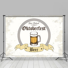 Grau Weiß Glas Bier Festival Oktoberfest Hintergrund