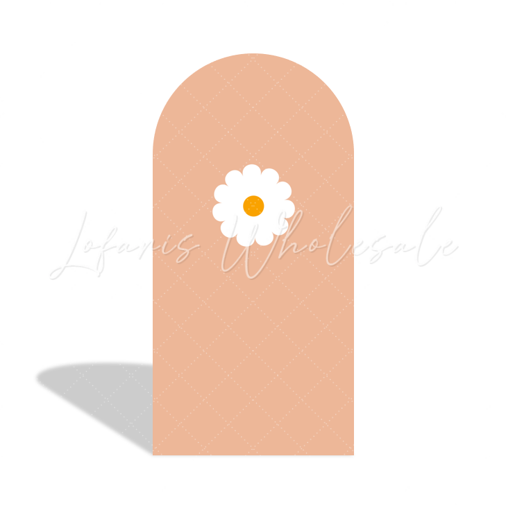 Groovy One Happy Birthday Baby Shower Party Bogenhintergrund Abdeckung Retro 1