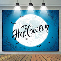 Glücklich Halloween Mond Blau Hintergrund für Party
