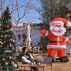 Hallo Weihnachtsmann Klaus Niedlich Garten Weihnachten Aufblasbar