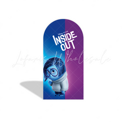 Inside Out Film Charaktere Bogenwand Abdeckung Alles steht Kopf Party Fotohintergrund