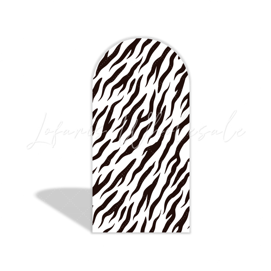 Jungle Safari Animal Zebra Leopard Cheetah Giraffe Fell Muster Bogenwand Abdeckung Babyparty