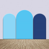 Licht Und Dunkel Blau Farbe Party Bogen Hintergrund Bausatz