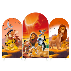 Lion King Birthday Baby Shower Party Bogenhintergrund Abdeckung Hakuna Matata Dschungel Deko