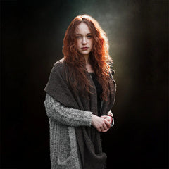 Lofaris Schwarz Alt Meister Tuch Hintergrund Porträt Fotografie