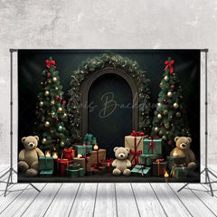 Lofaris Weihnachten Baum Geschenk Licht Bogen Wand Urlaub Hintergrund