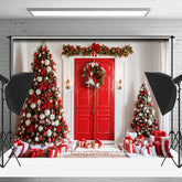 Lofaris Sauber Festlich Weiß Zimmer Weihnachten Baum Hintergrund