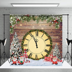Lofaris Countdown Uhr Girlande Aus Holz Weihnachten Hintergrund