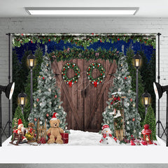 Lofaris Cowboy kombinieren Weihnachten Baum Urlaub Nacht Hintergrund