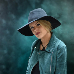 Lofaris Bußgeld Kunst Schwarz Blau Hintergrund Porträt Fotografie