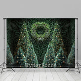 Lofaris Grün Kranz Weihnachten Bäume Weihnachten Stimmung Hintergrund