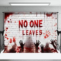 Horror Stimmung Weiß NEIN Eins Blätter Halloween Hintergrund