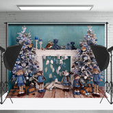 Lofaris See Blau Spielzeug Weihnachten Baum Foto Hintergrund