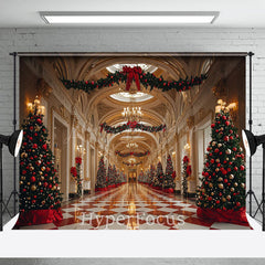 Lofaris Luxus Gold Palast Festlich Weihnachten Stimmung Hintergrund