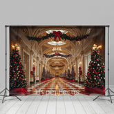 Lofaris Luxus Gold Palast Festlich Weihnachten Stimmung Hintergrund