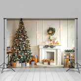 Lofaris Modern Weiß Zimmer Weihnachten Baum Weihnachten Stimmung Hintergrund
