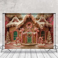 Lofaris Rosa Fee Geschichte Lebkuchen Haus Weihnachten Hintergrund