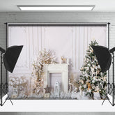 Lofaris Rein Wand Blumen Dekor Weihnachten Foto Hintergrund