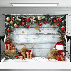 Lofaris Rot Ball Dekoration Weihnachten Fotografie Hintergrund