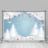 Lofaris Einfach Weiß Weihnachten Baum Szene Urlaub Hintergrund