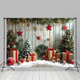 Lofaris Sterne Dekoration Wand Girlande Weihnachten Hintergrund