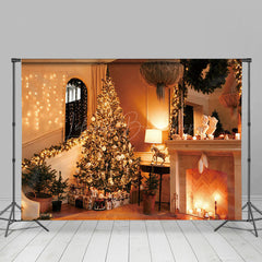 Lofaris Warm Nacht Licht Funkeln Weihnachten Stimmung Hintergrund