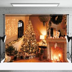 Lofaris Warm Nacht Licht Funkeln Weihnachten Stimmung Hintergrund