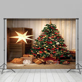 Lofaris Warm Zimmer Stern Funkeln Weihnachten Baum Weihnachten Hintergrund