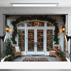 Lofaris Weiß Retro Weihnachten Stimmung Speichern Szene Foto Hintergrund