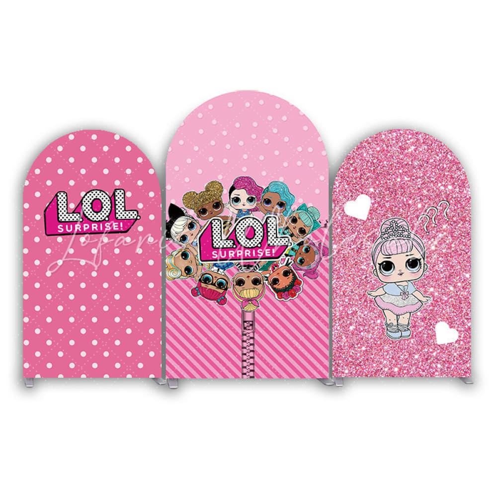 LOL Surprise Puppen Thema Happy Birthday Bogenwand Abdeckung Mode Mädchen Party Deko