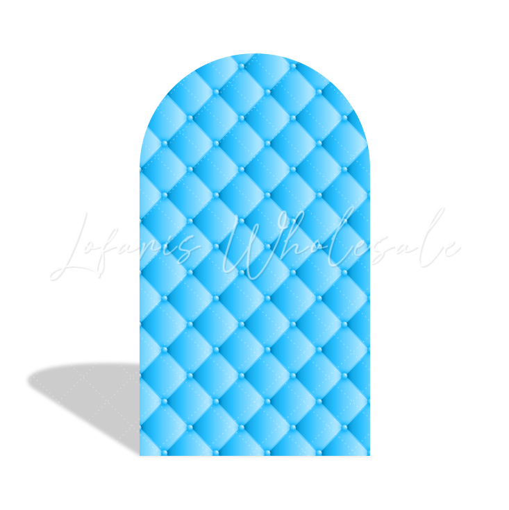 Marble Upholstery Quilted Happy Birthday Party Bogenhintergrund Abdeckung Marmor Polster Deko