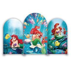 The Little Mermaid Ariel Thema Happy Birthday Chiara Bogen Abdeckung Unterwasser Deko