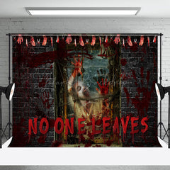 NEIN Eins Blätter Beängstigend Horror Halloween Atmosphäre Hintergrund