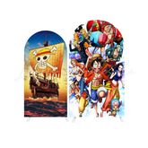 One Piece Theme Birthday Party Bogenwand Abdeckung Ruffy Piraten Anime Schatz Jungen Deko