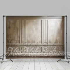 Bemalt Trimmen Formen Creme Retro Wand Hintergrund