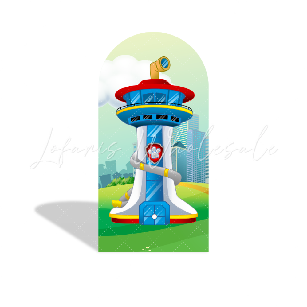 Paw Patrol Helfer auf vier Pfoten Thema Happy Birthday Bogenwand Abdeckung Hunde Deko