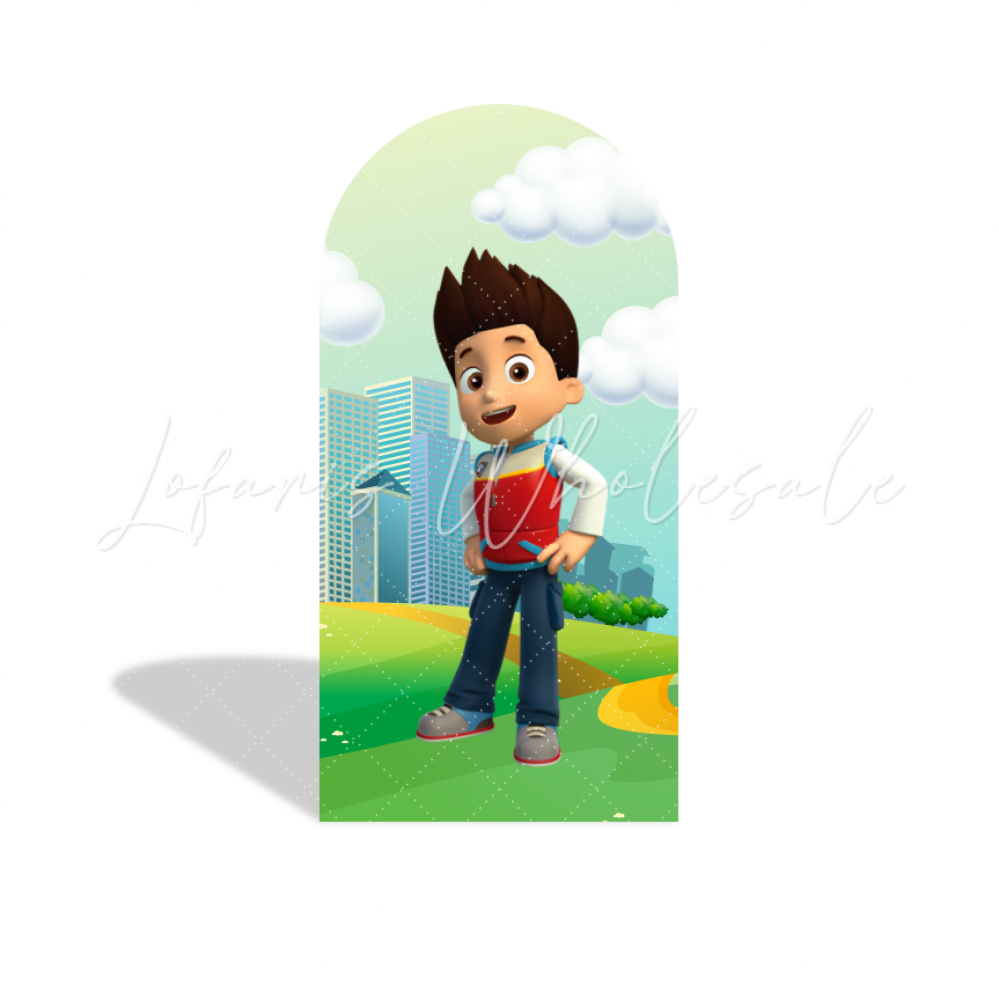 Paw Patrol Helfer auf vier Pfoten Thema Happy Birthday Bogenwand Abdeckung Hunde Deko