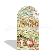 Peter Rabbit Birthday Baby Shower Party Bogenwand Abdeckung Hase Garten Blumen Kinder Deko