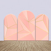 Rosa Golden Linien Geburtstag Party Bogen Hintergrund Bausatz