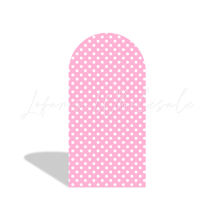 Pink Minnie Birthday Party Background Chiara Bogenhintergrund Abdeckung Rosa Mädchen Deko