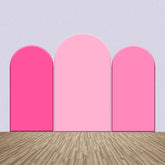 Rosa Thema Dekor Solide Farbe Party Bogen Hintergrund Bausatz