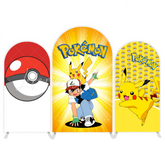 Pokemon Pikachu Thema Bogenwand Abdeckung Anime Monster Jungen Geburtstag Party Deko