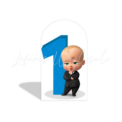 Boss Baby Thema Anzug Baby Bogenwand Abdeckung Jungen 1
