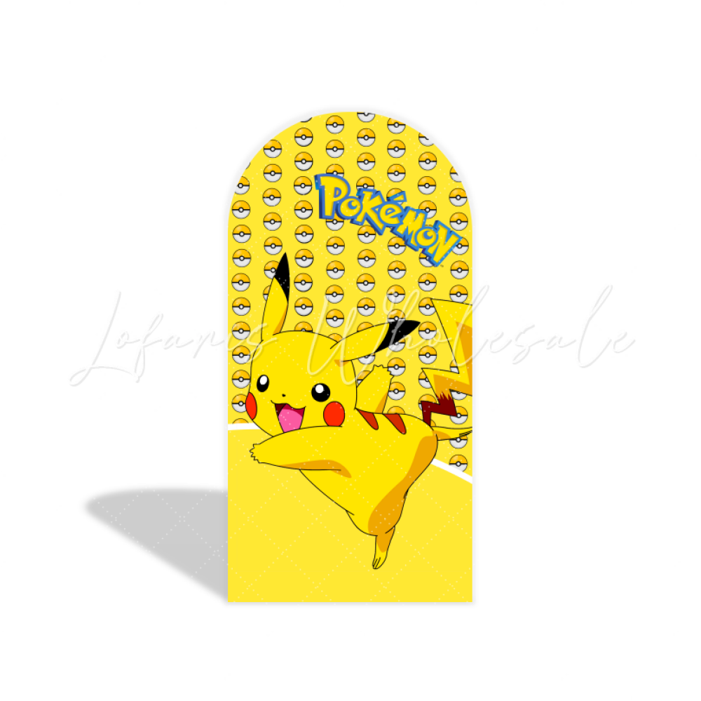 Pokemon Pikachu Thema Bogenwand Abdeckung Anime Monster Jungen Geburtstag Party Deko
