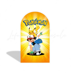 Pokemon Pikachu Thema Bogenwand Abdeckung Anime Monster Jungen Geburtstag Party Deko