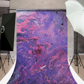 Lila Künstlerisch Abstrukturieren Welle Textur Fegen Hintergrund