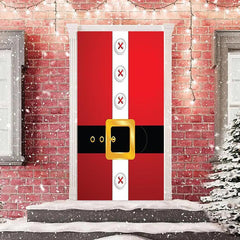 Weihnachtsmann Klaus Rot Kleidung Tür Abdeckung Für Weihnachten